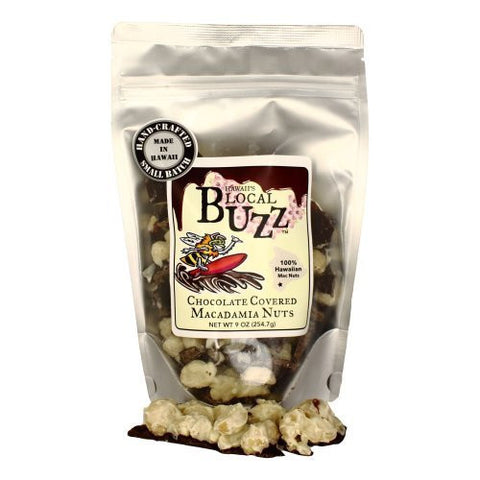 Picture of Milk Chocolate Covered Cinnamon Bun Crunch Macadamia Nuts - 3oz.