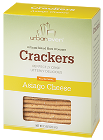 Picture of UrbanOven Asiago Cheese Crackers