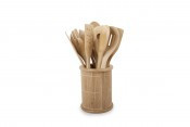 Core Home 14 Piece Bamboo Utensil Set