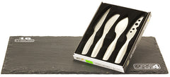 Slate Serving & Cutting Board With Boska Knife Set