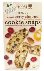 Cranberry-Almond Cookie Snaps by Cape Cod Provisions