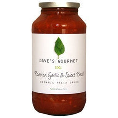Organic Roasted Garlic & Sweet Basil Pasta Sauce