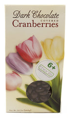 Spring Blooms Dark Chocolate Cranberries by Cape Code Provisions