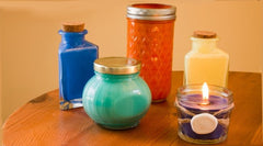 Classic Cottage Glassware & Soy Sea Biscuit Candle