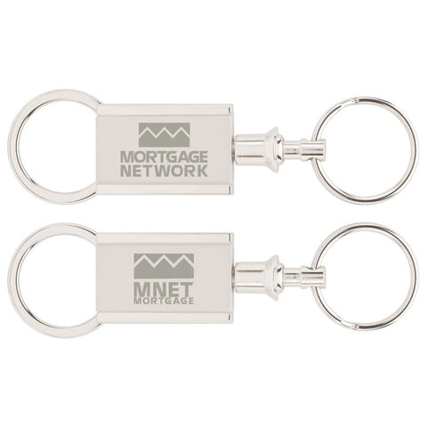 Picture of "Happy Home"...Mortgage Network, Inc & MNET, Inc Engraved Key Chains - Package of 12
